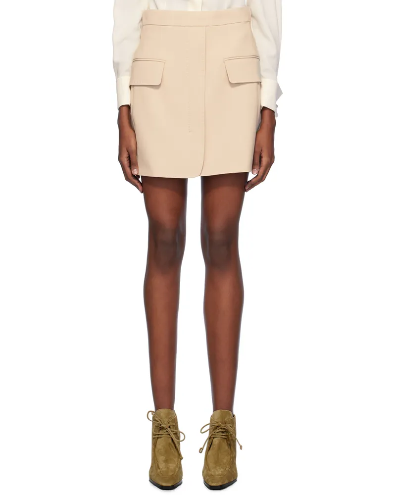 Max Mara Beige Nuoro Miniskirt 23