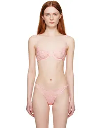 Kiki De Montparnasse Pink Coquette Bra Rose