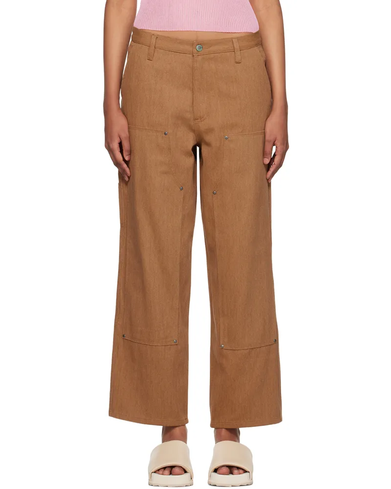 Brain Dead Brown Bull Jeans Brown