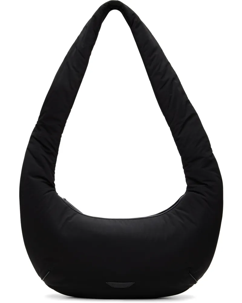 Bottega Veneta Black Borsa Light Paper Bag 8803-black-silver