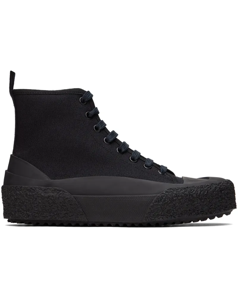 Studio Nicholson Navy Numbers Sneakers Darkest