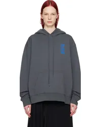 Maison Margiela Gray 'Allongé' Hoodie Dark