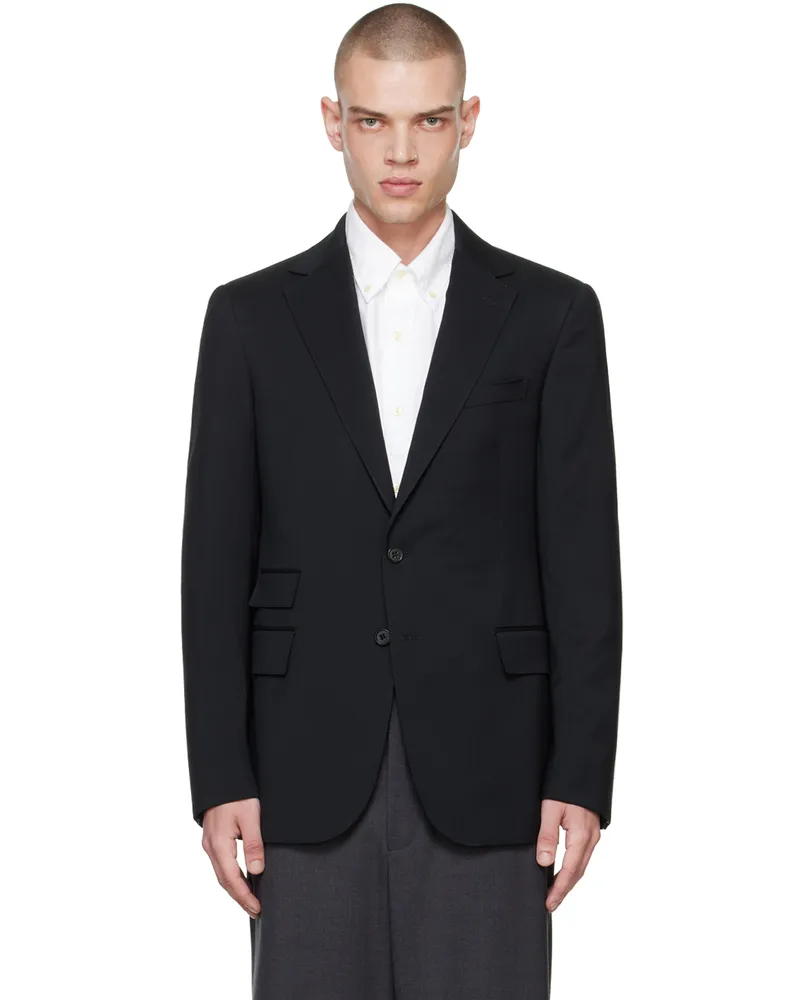 Ralph Lauren Black Wool Suit Black