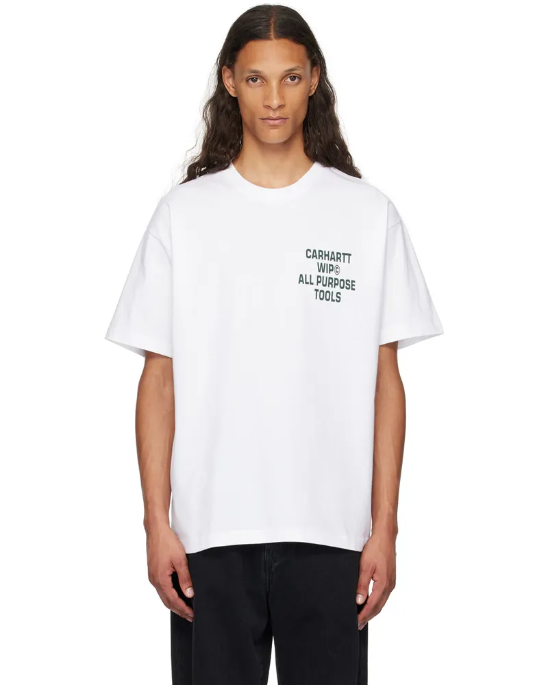 Carhartt WIP White Cross Screw T-Shirt 02xx