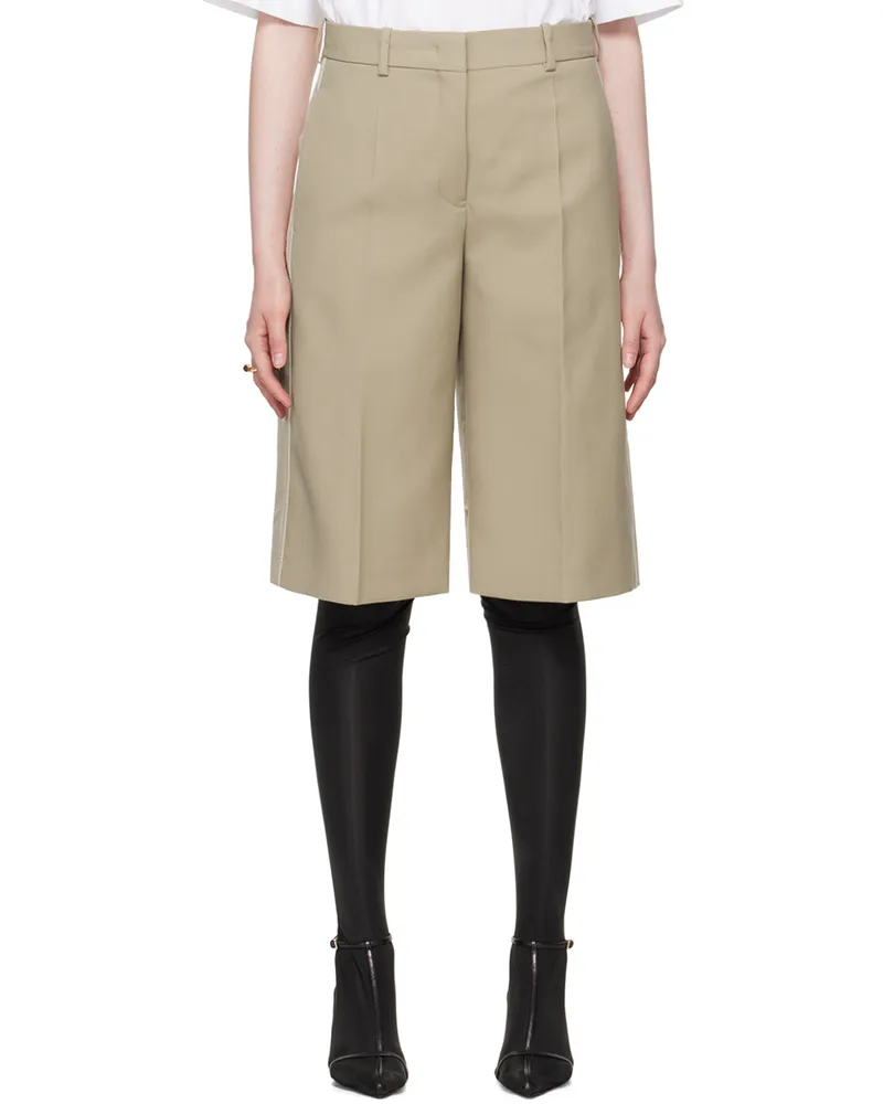 Jil Sander Beige Paneled Shorts 238