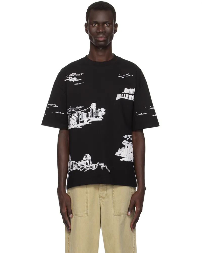 Amiri Black LA Landmark T-shirt Black