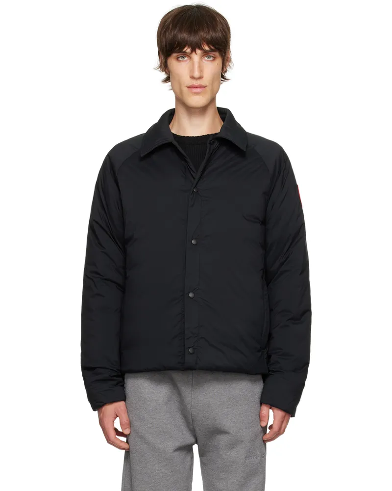 Canada Goose Black Lodge Coach Down Jacket Black