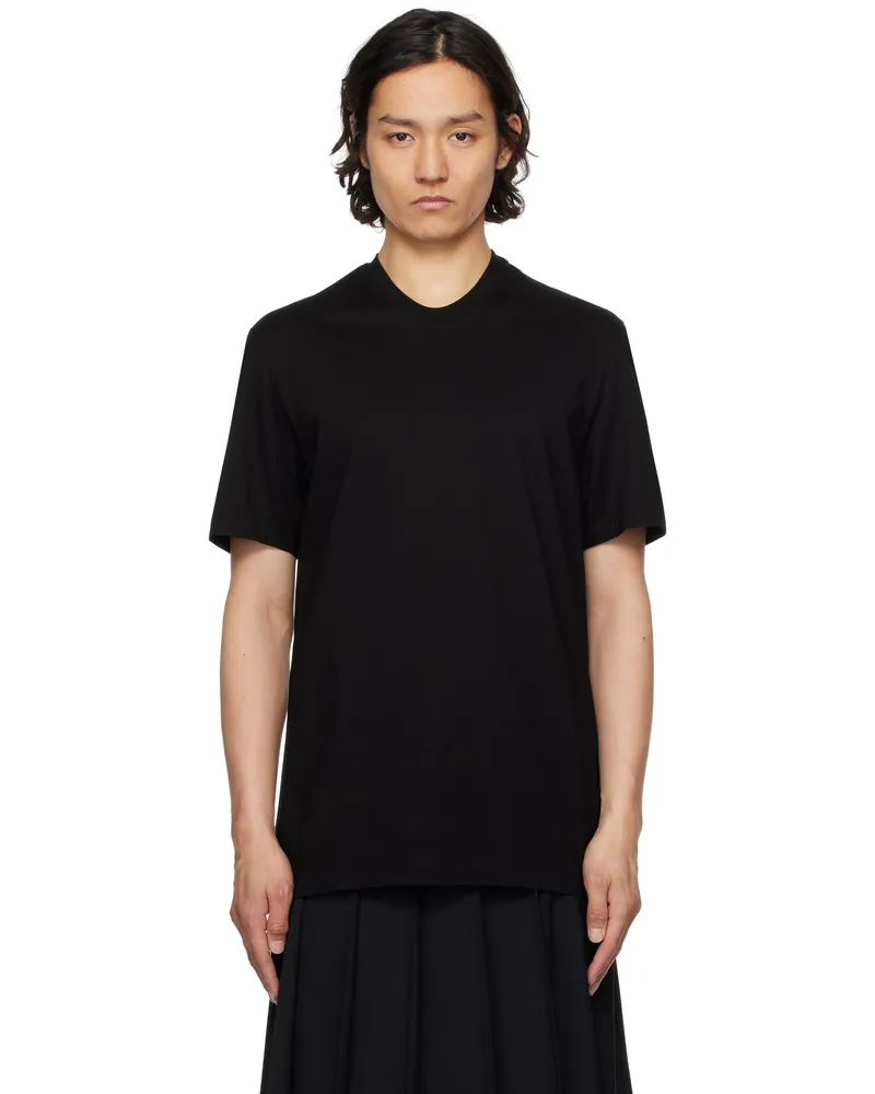 Julius Black Cotton SZ Jersey T-shirt Black