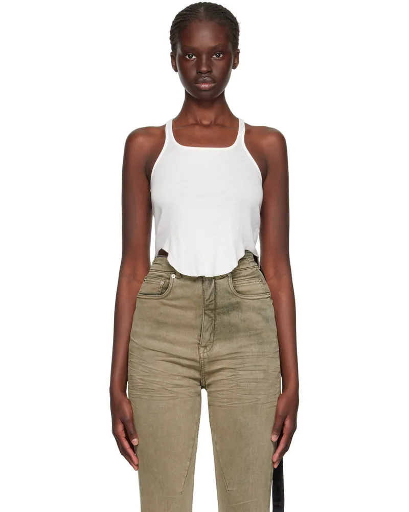 DRKSHDW by Rick Owens Off-White Basic Tank Top 11