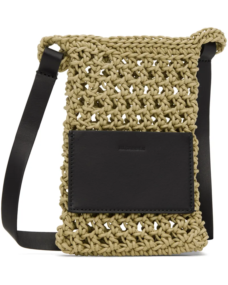 Jil Sander Beige Net Passport Holder 276