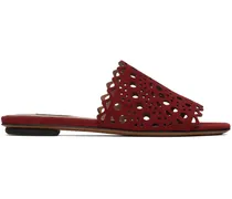 Red Vienne Mules