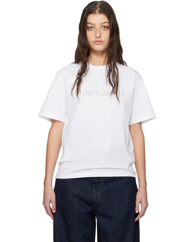 Carhartt WIP White Rivet Script T-shirt White