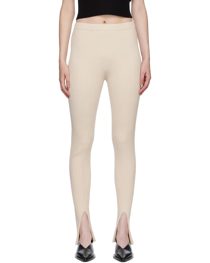 AERON Off-White Leo Leggings Cream