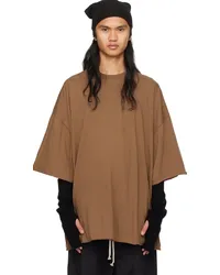 DRKSHDW by Rick Owens Brown Tommy T-Shirt Khaki