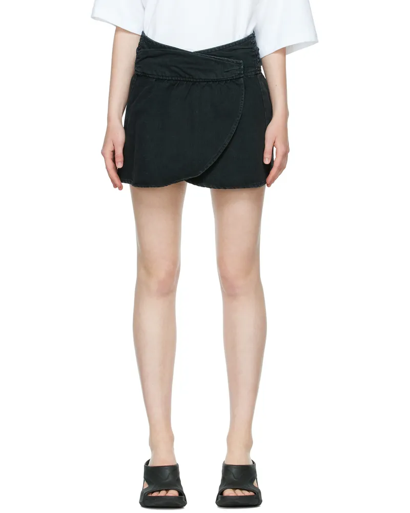 Isabel Marant Black Neladler Mini Skirt 01bk