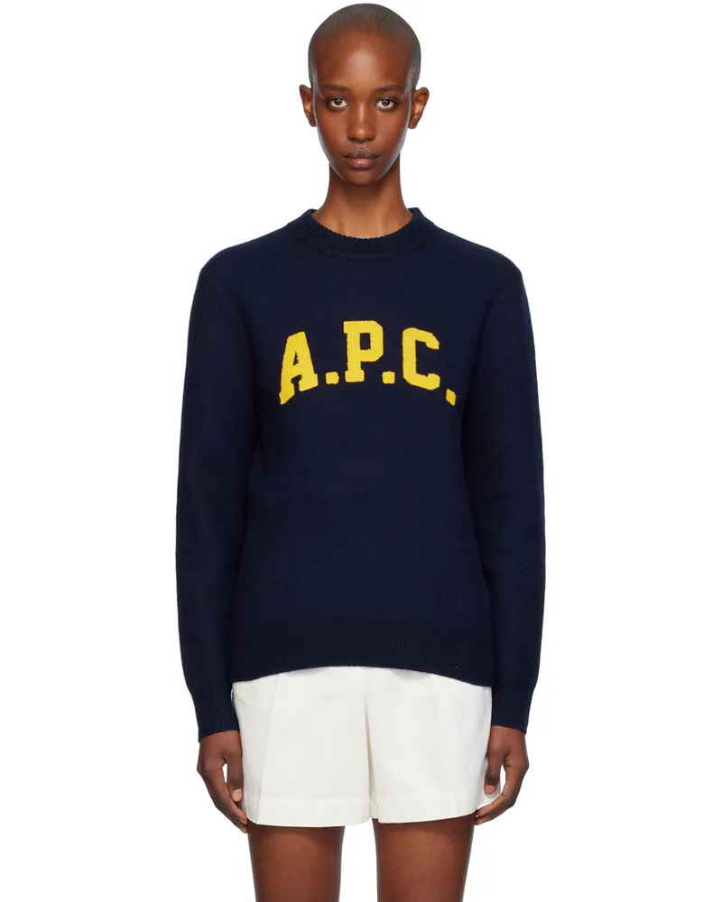 A.P.C. Navy Joshua Sweater Iak