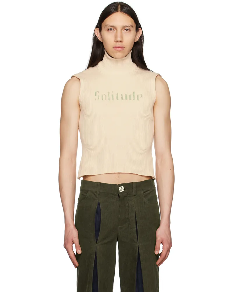 Solitude Studios SSENSE Exclusive Beige Tank Top Cream