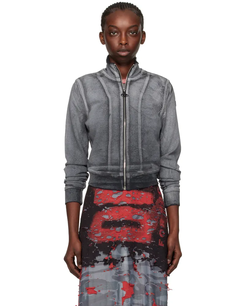 Diesel Gray D-Emy-S Track Jacket 2