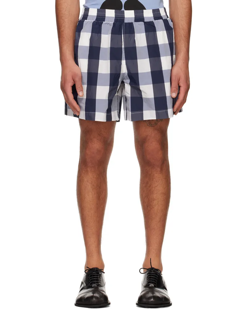 Walter van Beirendonck Navy Basic Shorts Cc1