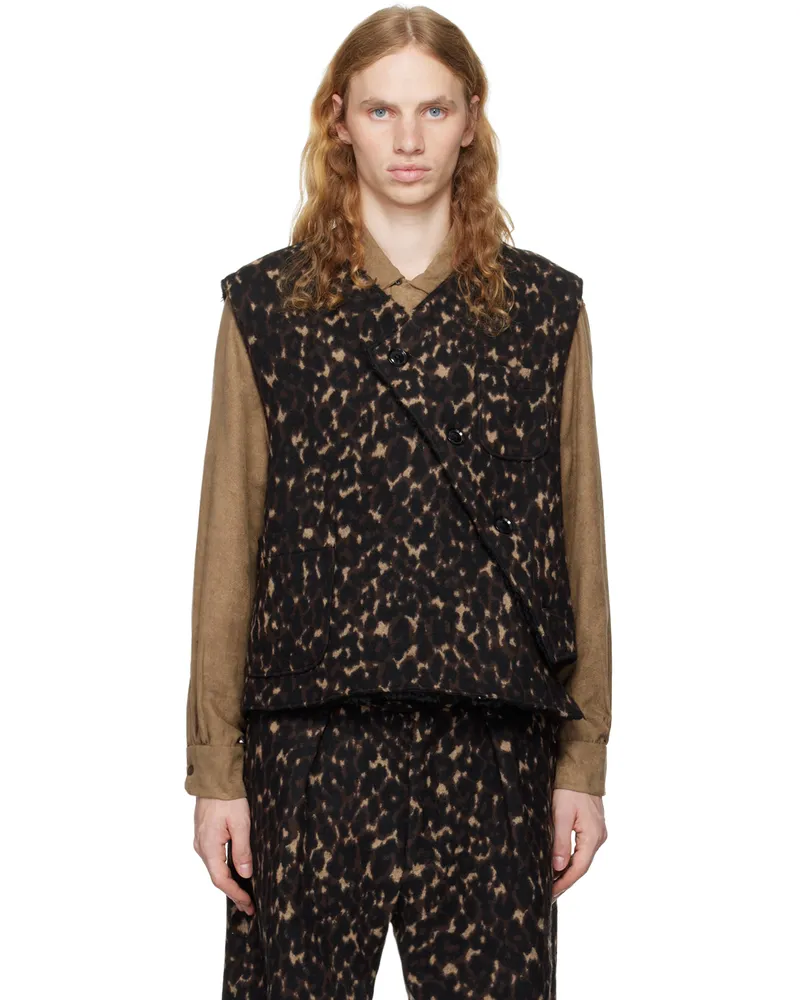 Engineered Garments Brown Over Vest Sa017