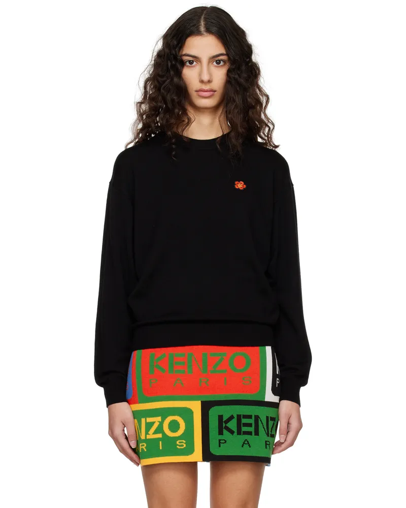Kenzo Black Kenzo Paris Boke Flower Sweater 99j