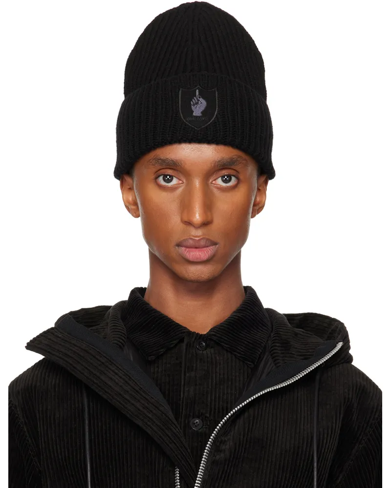 Sacai Black Gonz Edition 'One Love' Beanie 001