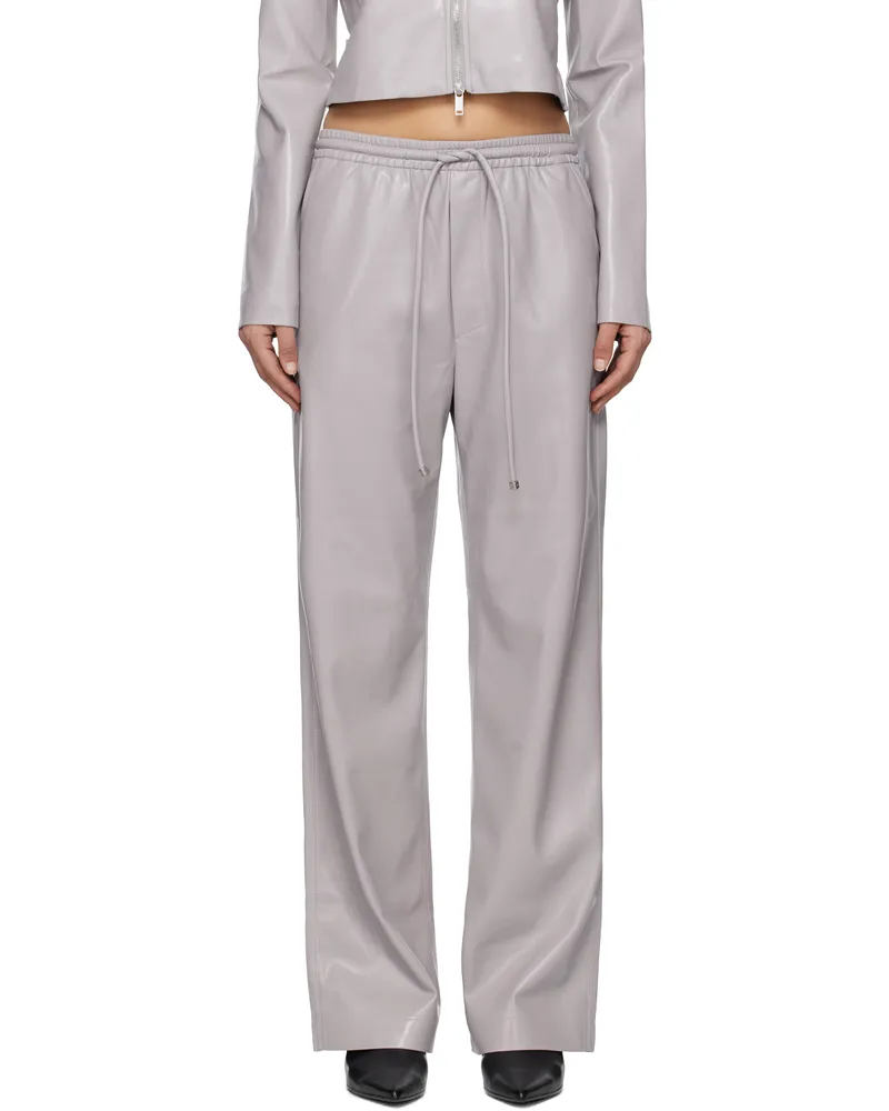 Nanushka Gray Calie Trousers Gry
