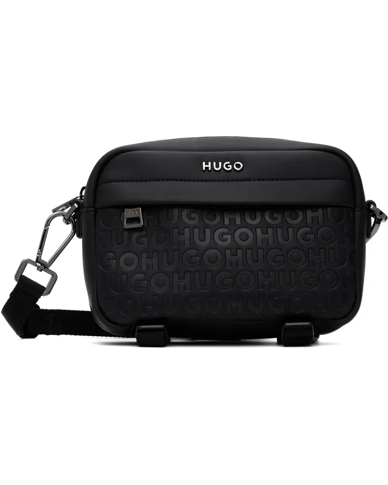 HUGO BOSS Black Embossed-Logo Bag 001-black