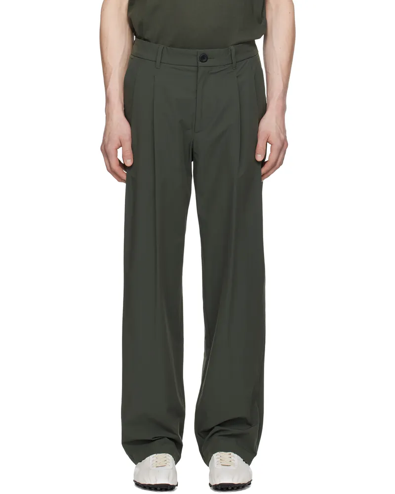 Norse Projects Green Benn Travel Light Trousers Black