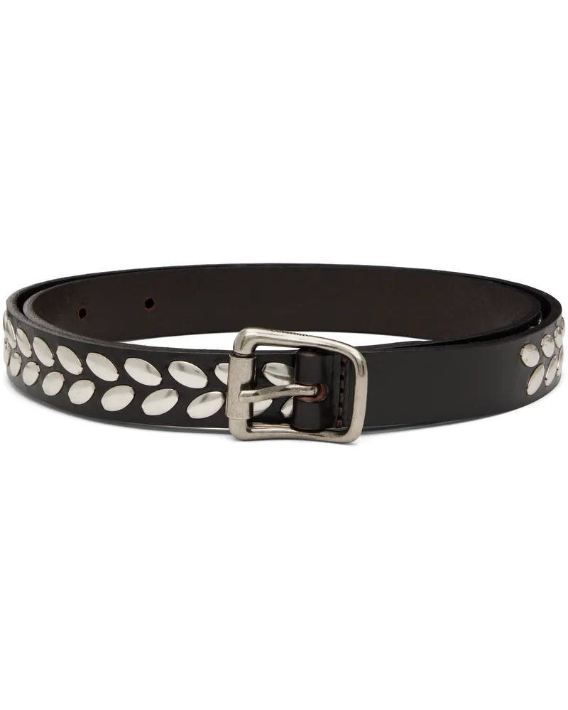 Christophe Lemaire Brown Almond Stud Belt Br449