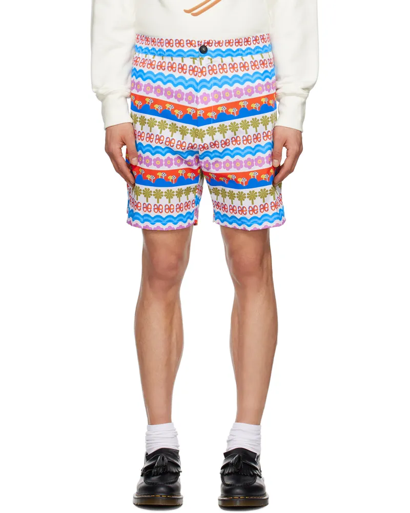 Egonlab Multicolor Printed Shorts Egonlab