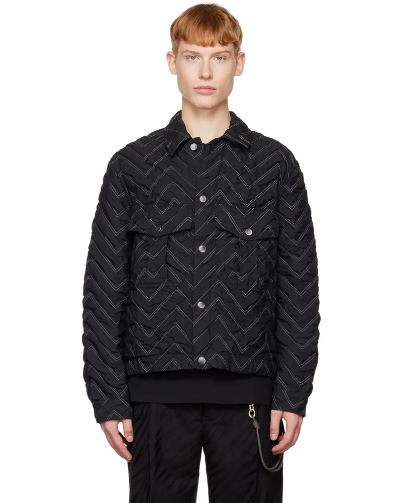 Song For The Mute Black Military Jacket Black