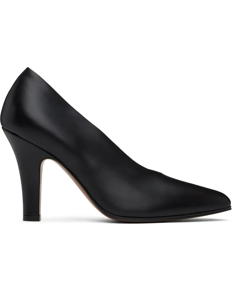 The Row Black Prudens Heels Blk