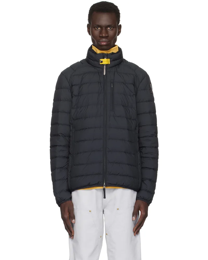 Parajumpers Black Ugo Down Jacket 0541