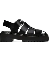 Proenza Schouler Black Lug Sandals Black