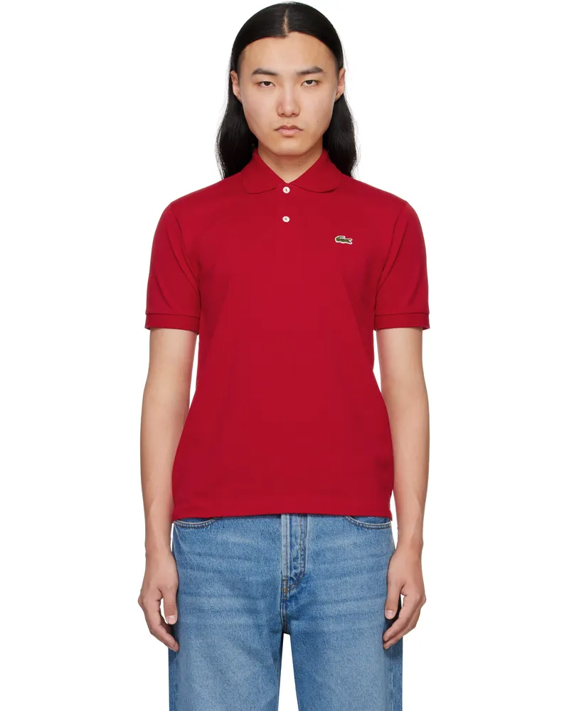 Lacoste Red Classic Fit Original L.12.12 Polo 240