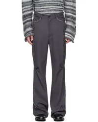 KIKO KOSTADINOV Gray Ohne K-Dart Trousers Iron