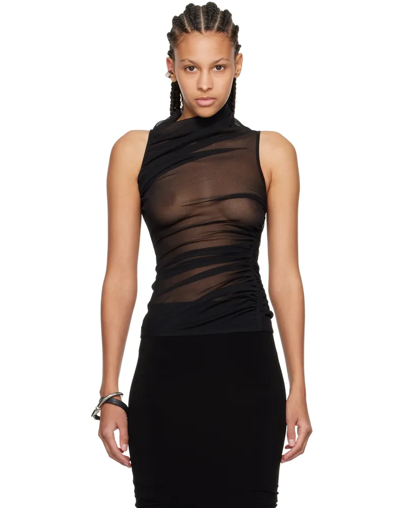 Rick Owens Lilies Black Svita Tank Top 09