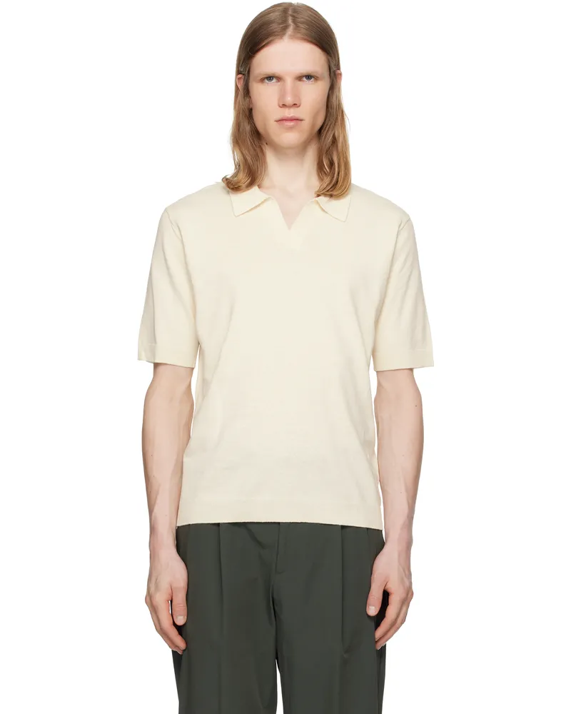 Norse Projects Off-White Leif Cotton Linen Polo Kit