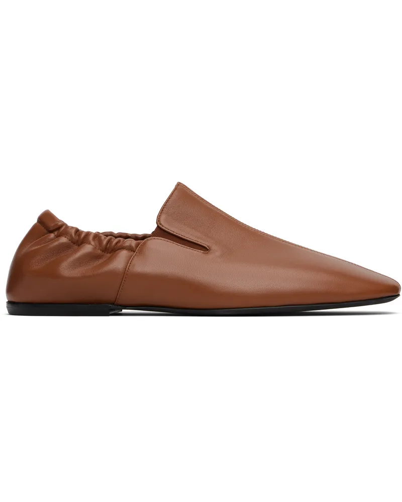 Dries van Noten Tan Elasticized Loafers 712