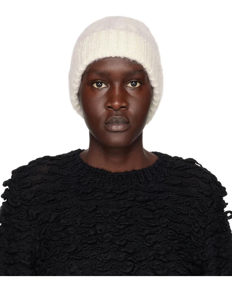 Cecilie Bahnsen Off-White Imogen Beanie White
