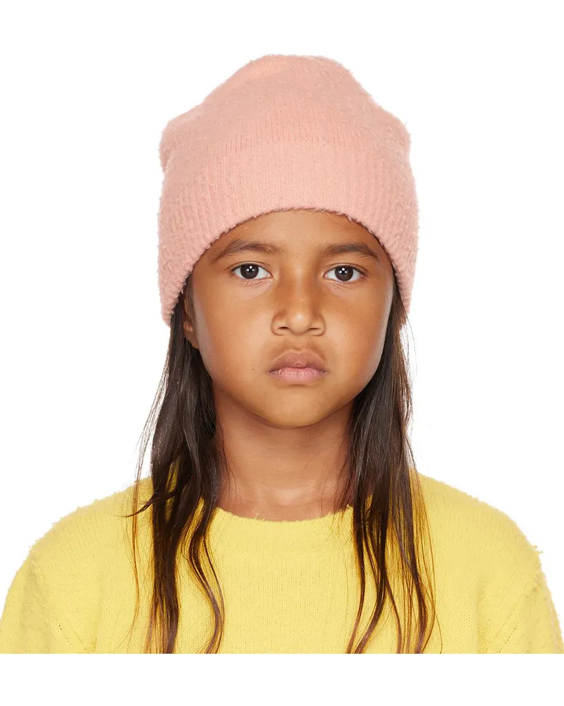 The Row Kids Pink Elix Beanie Pnk