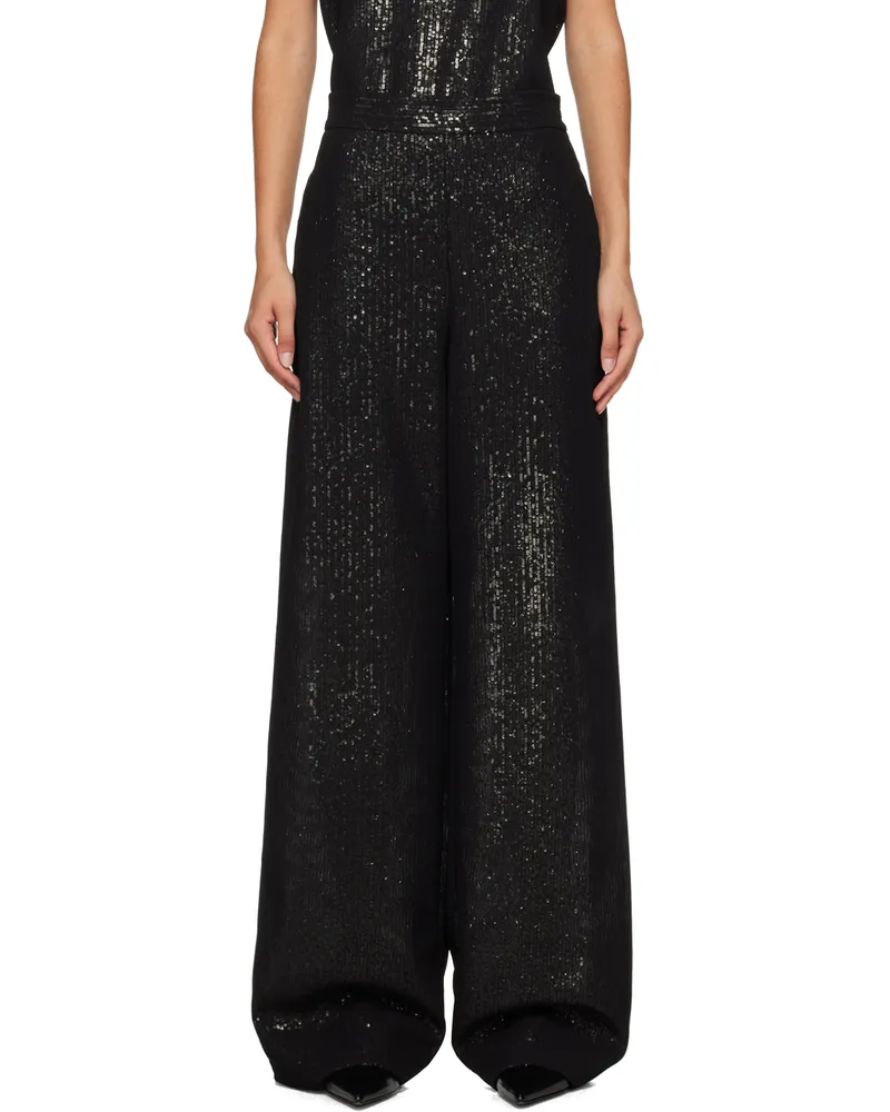 Max Mara Black Stelvio Trousers 002