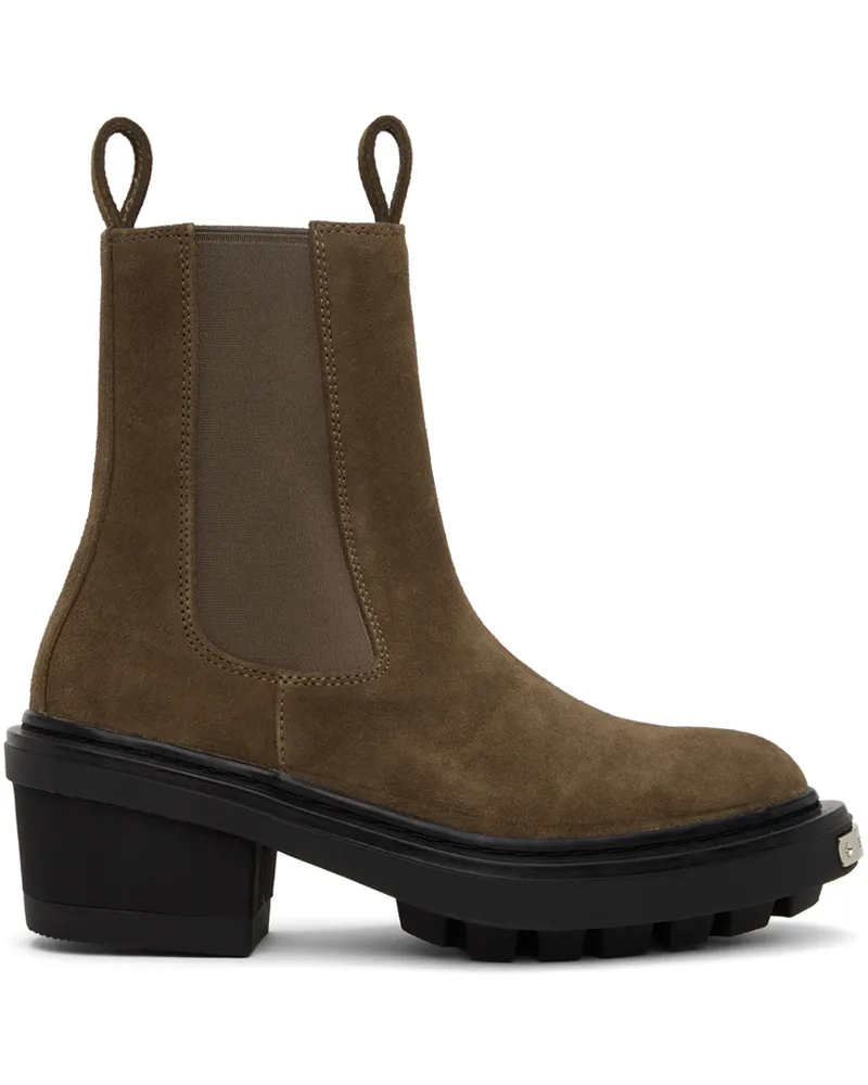 Eytys Brown Nikita II Chelsea Boots Suede