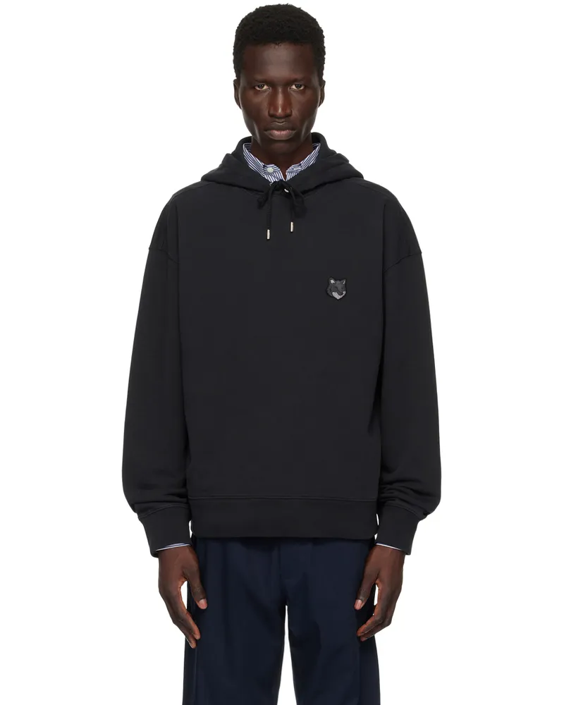 Kitsuné Black Bold Fox Head Hoodie P199