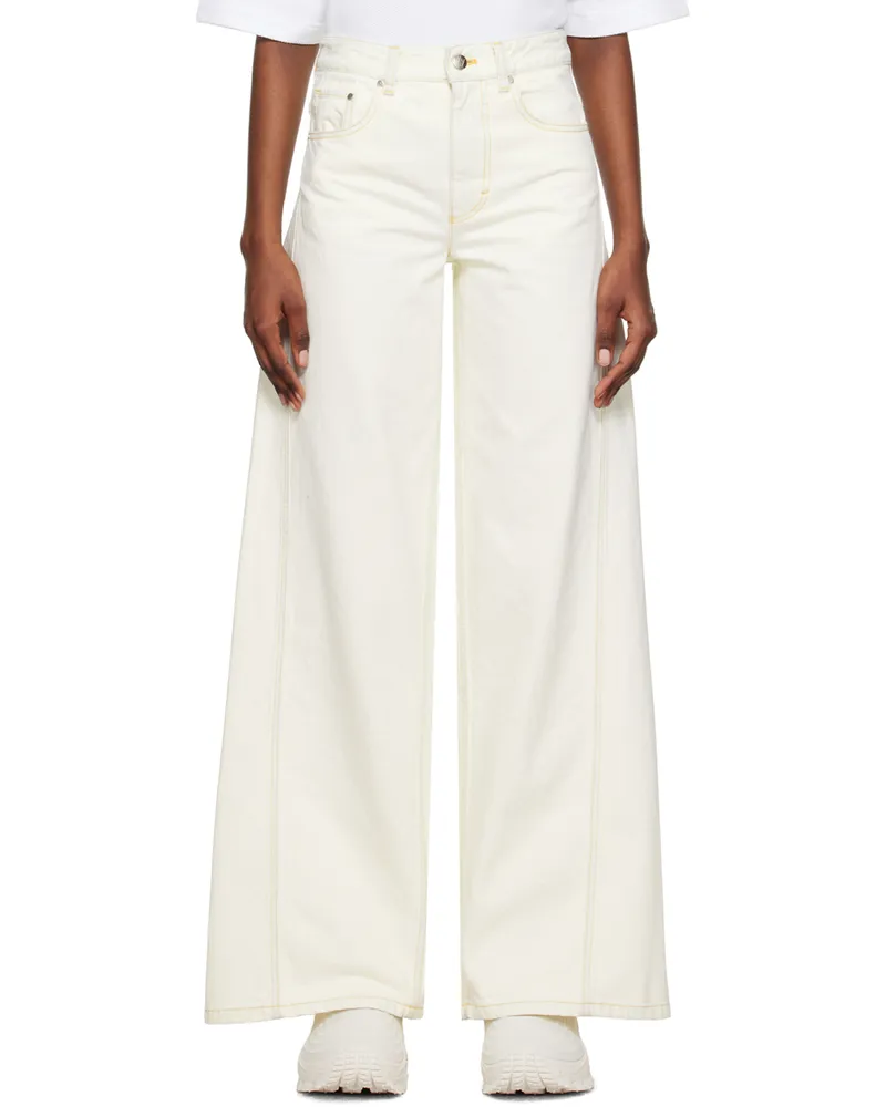 Moncler Moncler x Alicia Keys White Bleached Jeans 032