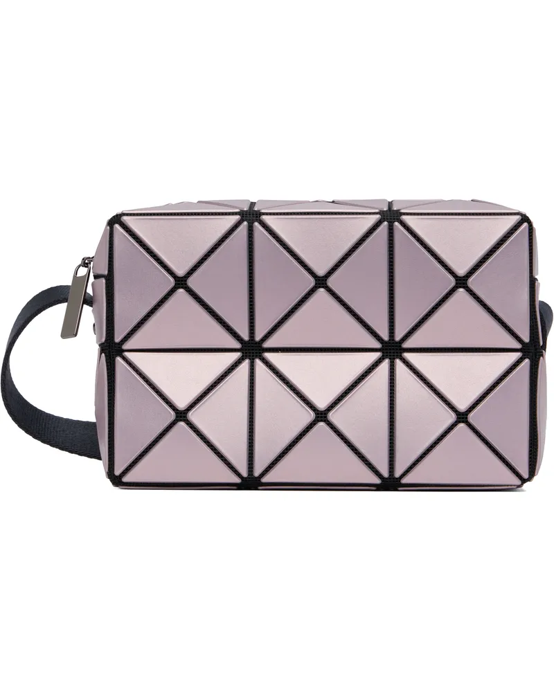 Issey Miyake Pink Cuboid Metallic Bag 21-lt.pink