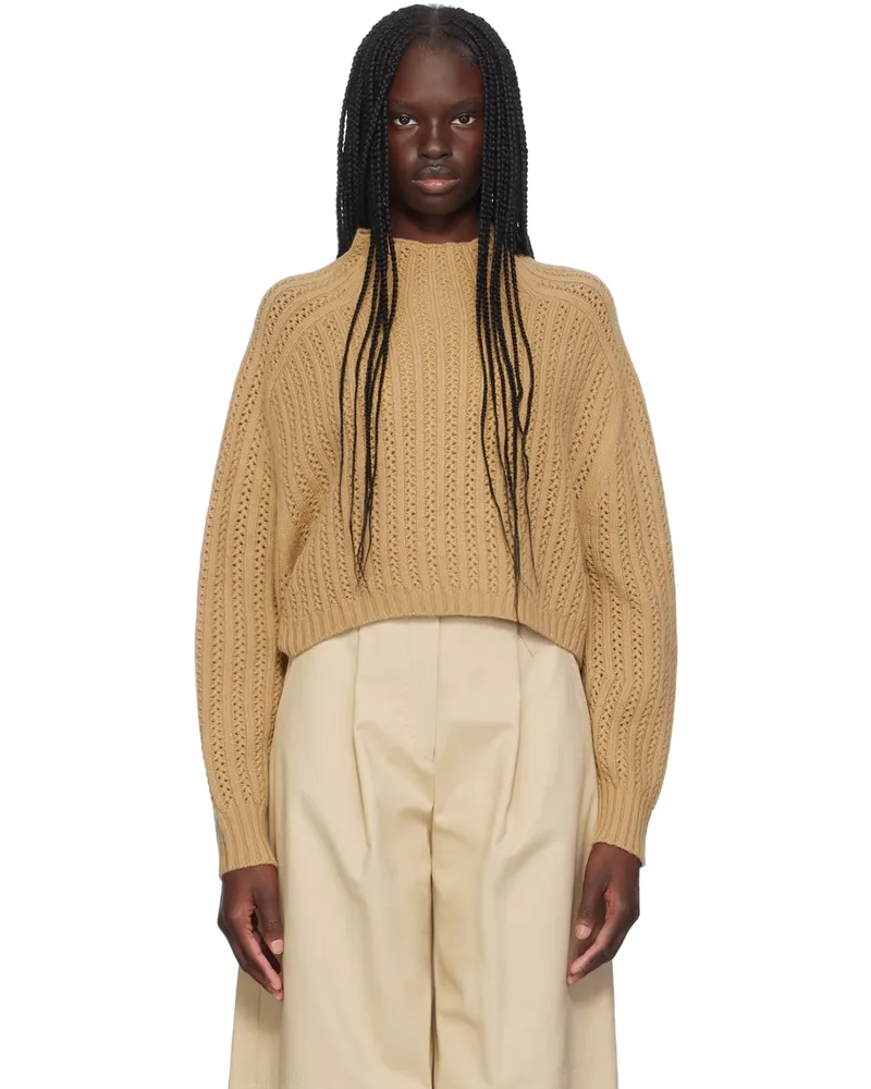 Max Mara Tan Hodeida Sweater 004