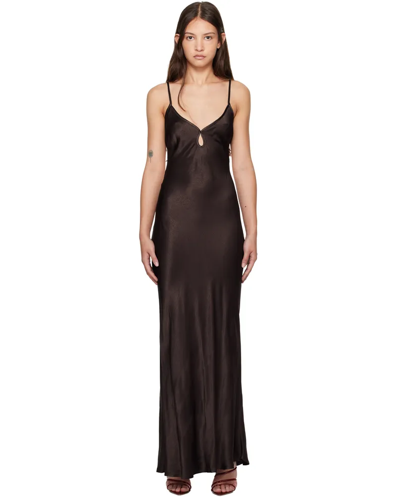 bec & bridge Brown Cedar City Maxi Dress Dark