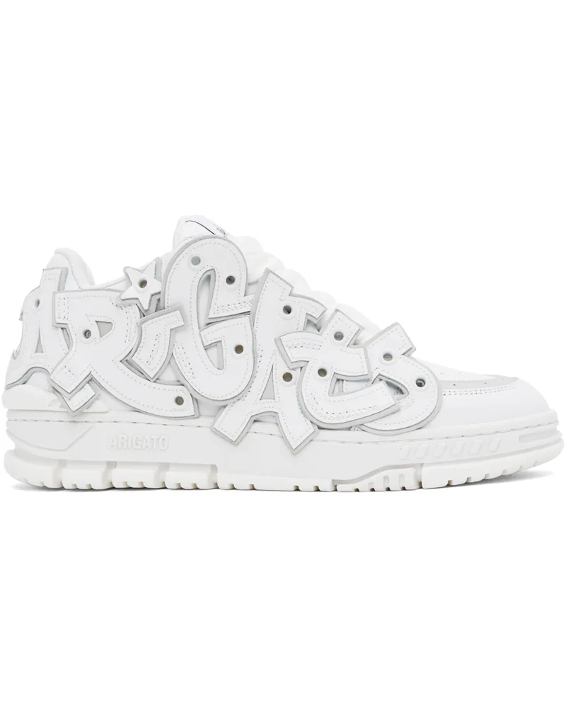 Axel Arigato White Area Typo Sneakers White